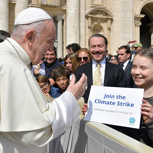 Join the young in fighting for the poor and planet, pope says