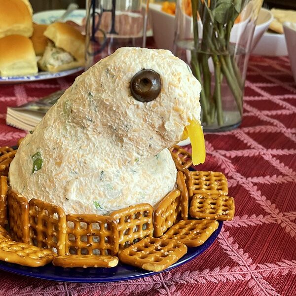 Make an eagle cheese ball and watch your party soar