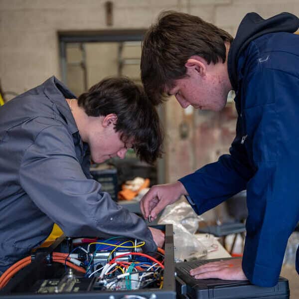 Archbishop Curley students build functional electric vehicle as classwork