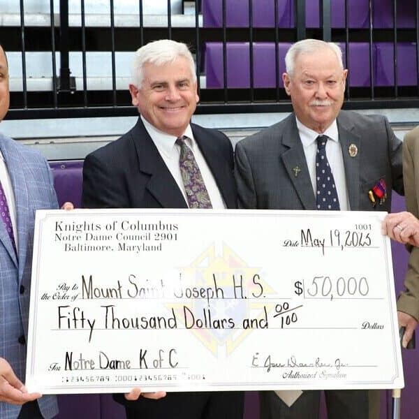 Knights of Columbus council awards five endowed scholarships