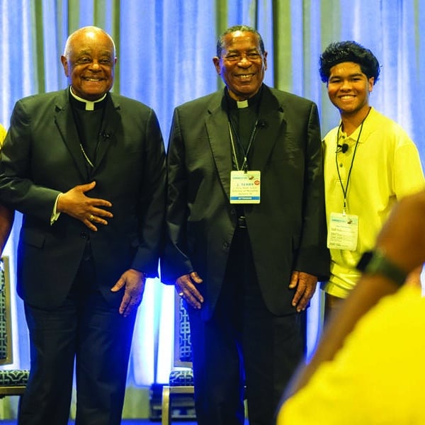 At Black Catholic Congress Youth Town Hall, Cardinal Gregory and Bishop Steib discuss vocations, community and racism