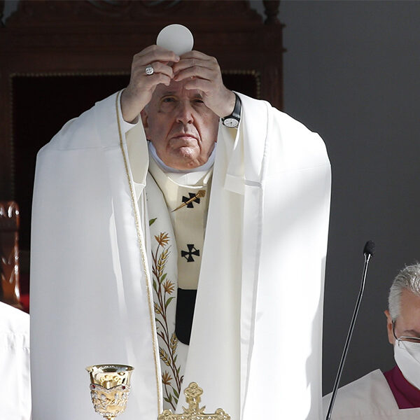 Be transformed by the Eucharist, pope asks Catholics