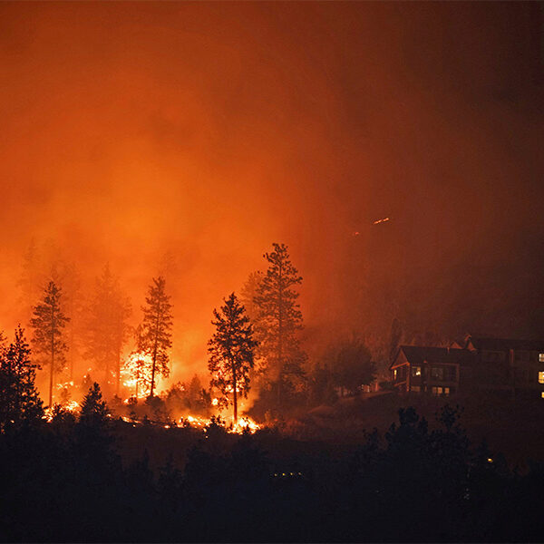 Western Canada wildfires spare churches as blazes consume dozens of houses