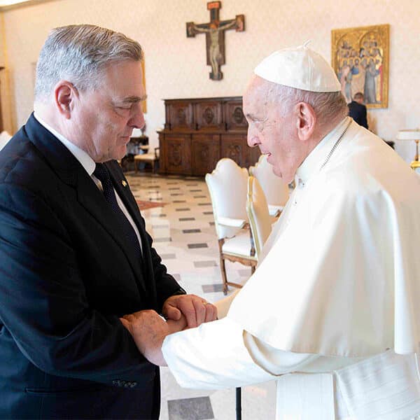 Pope, top U.S. military officer discuss war in Ukraine