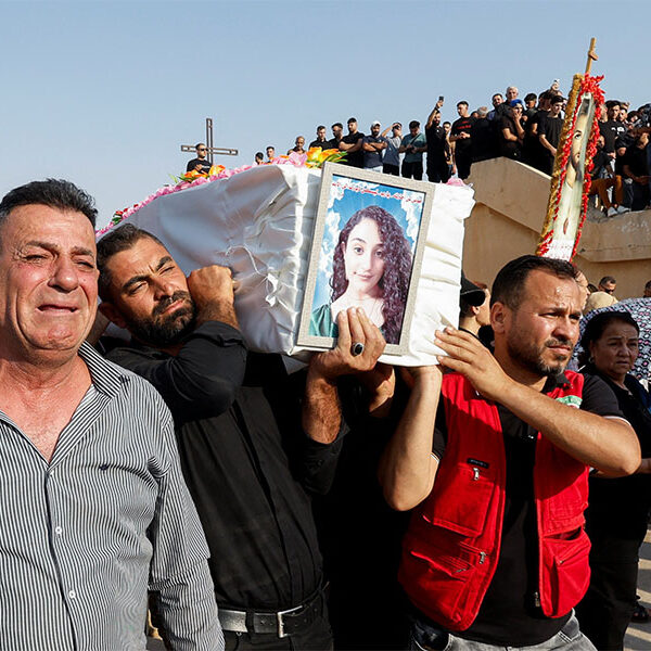 Fire in packed hall turns wedding joy into tragedy in northern Iraq, killing more than 100