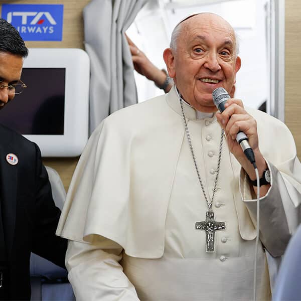 Pope says religion and culture can be misused to frighten and oppress