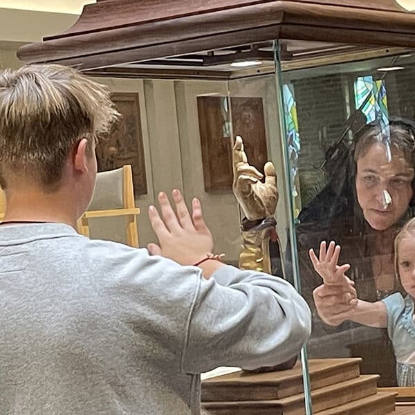 St. Jude’s arm, kitsch and cartoon saints