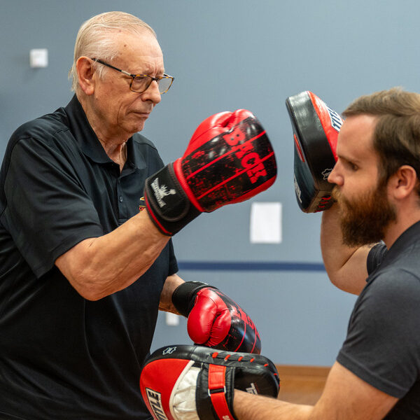 Senior fights Parkinson’s with boxing training