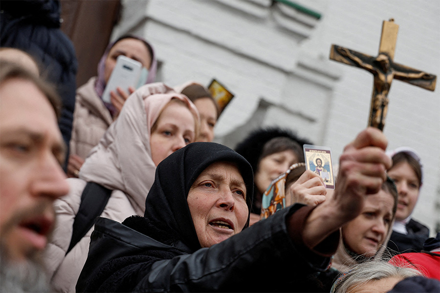 Украинские религиозные лидеры говорят, что свобода вероисповедания может быть ограничена в случае победы России