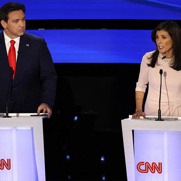 Haley, DeSantis debate while Trump appears at town hall hours after Christie exits GOP primary