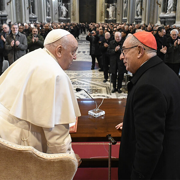 Pope fields questions from Rome clergy, including about blessings
