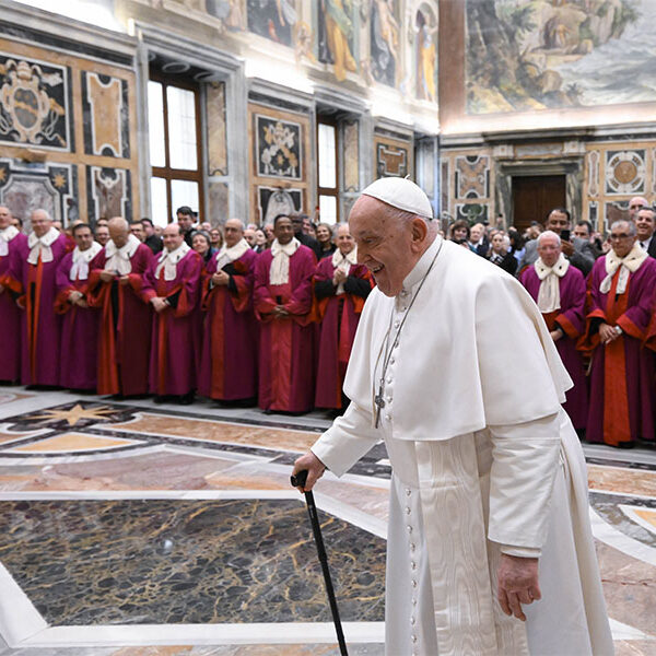 Pope tells judges at Vatican-based tribunal that prayer is essential