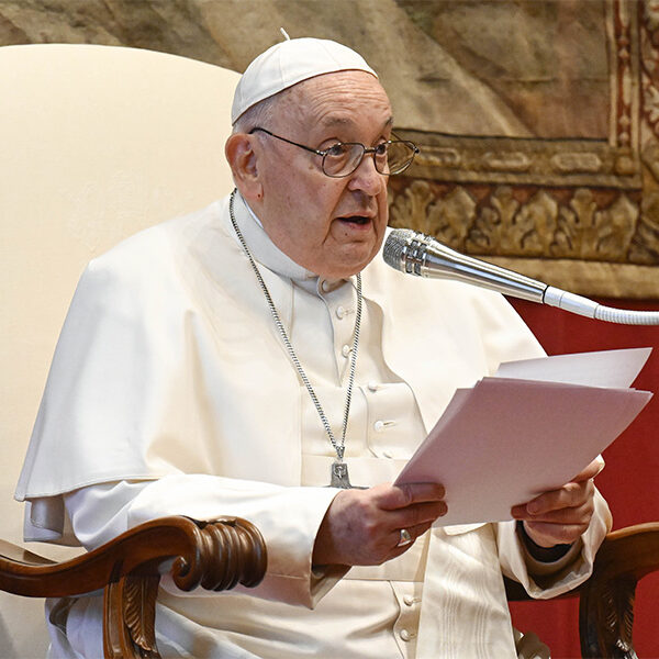 Pope to diplomats: End savagery of war with dialogue, human rights