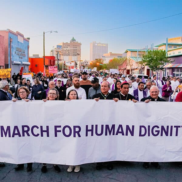 ‘We have hope’ say advocates at El Paso march and vigil for migrants’ dignity