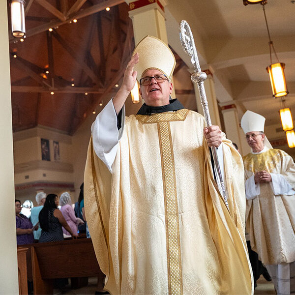 Baltimore native Bishop Martin tells people of Charlotte Diocese: ‘I’m yours now’ at his ordination