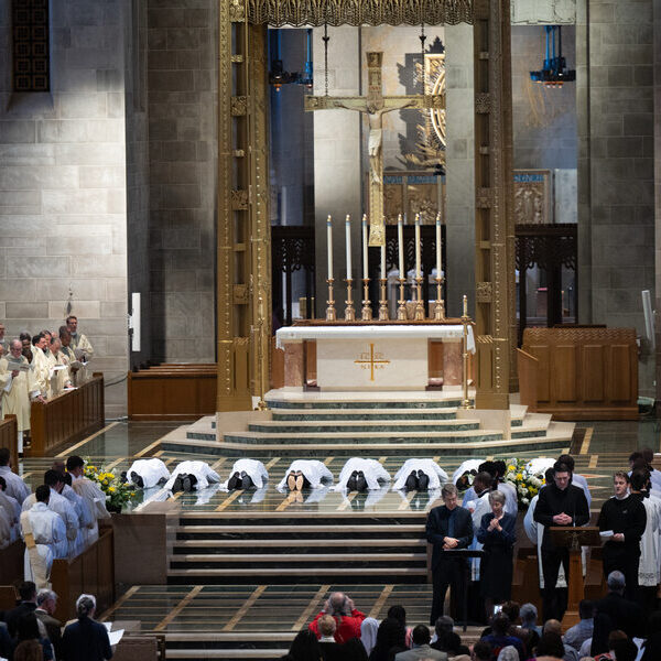 Archbishop Lori ordains six transitional and two permanent deacons in joyful celebration