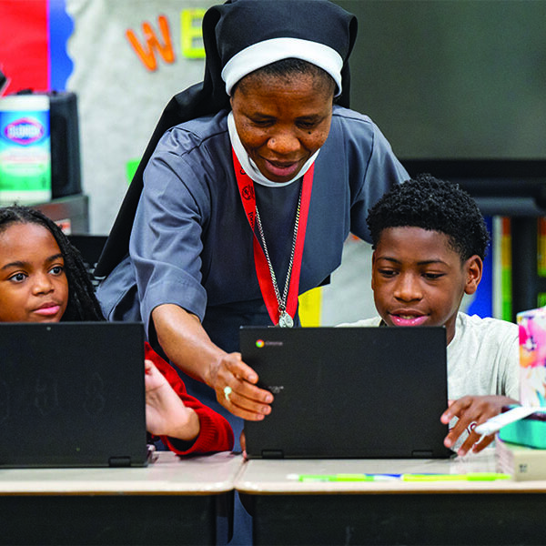 ‘I have to be the example’: Oblate Sister of Providence is inspiration to students