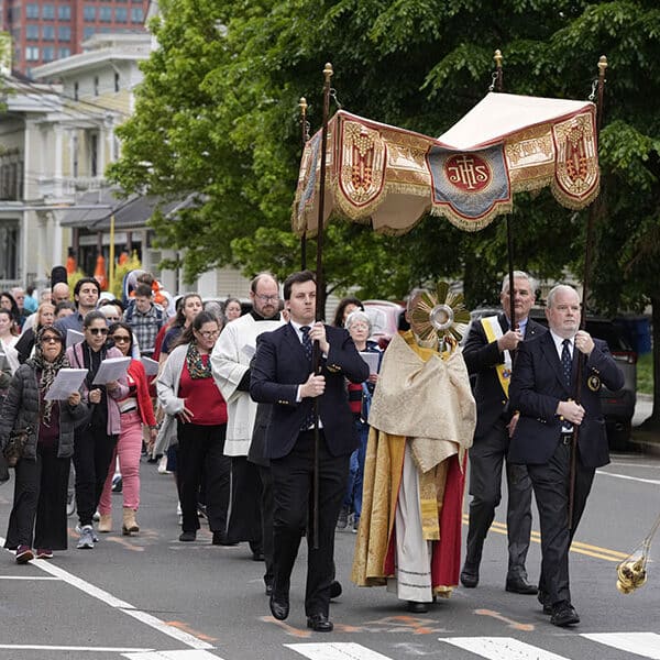 National Eucharistic Pilgrimage’s eastern route kicks off: ‘We walk together as the body of Christ’