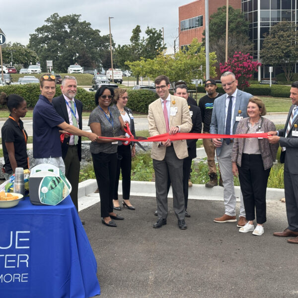 Blue Water Baltimore, Ascension St. Agnes Hospital partner to reduce flooding, improve water quality