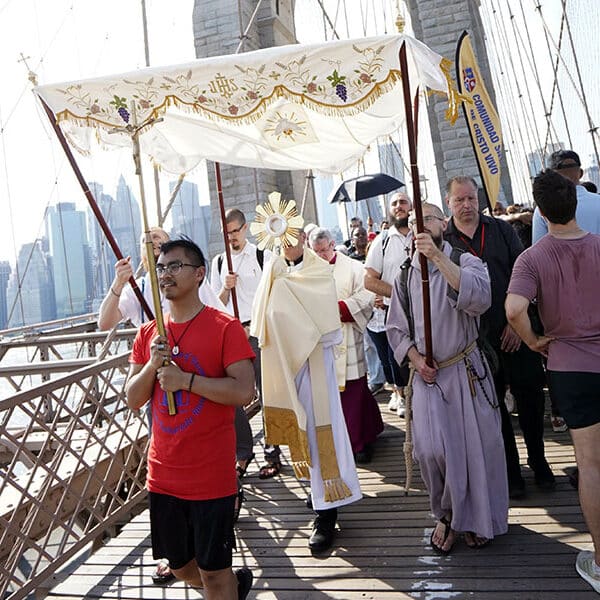 At 69, Indiana woman deepens her faith traveling Eucharistic pilgrimage’s Seton Route