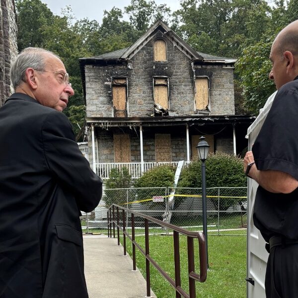 Archbishop Lori offers support to Emmitsburg parish devastated by rectory fire