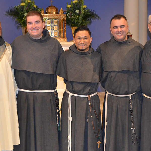 Baltimore native among three Conventual Franciscans making profession of solemn vows