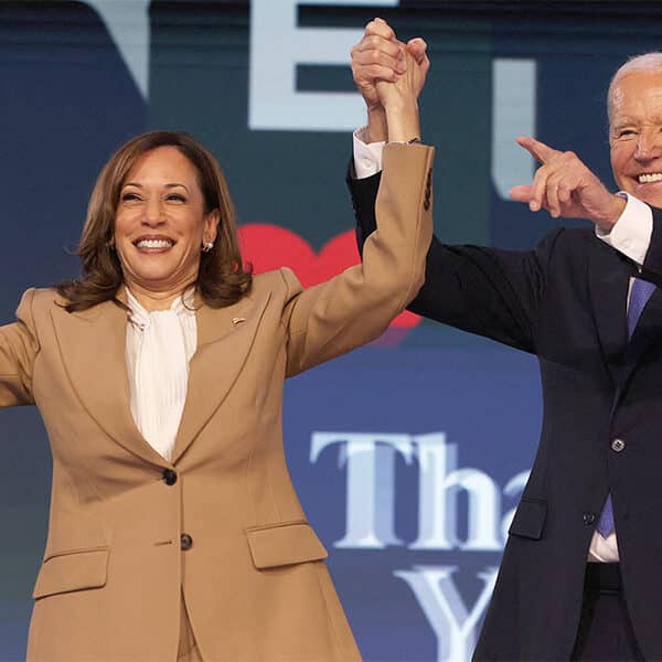Biden passes torch to Harris on the Democratic National Convention’s opening night