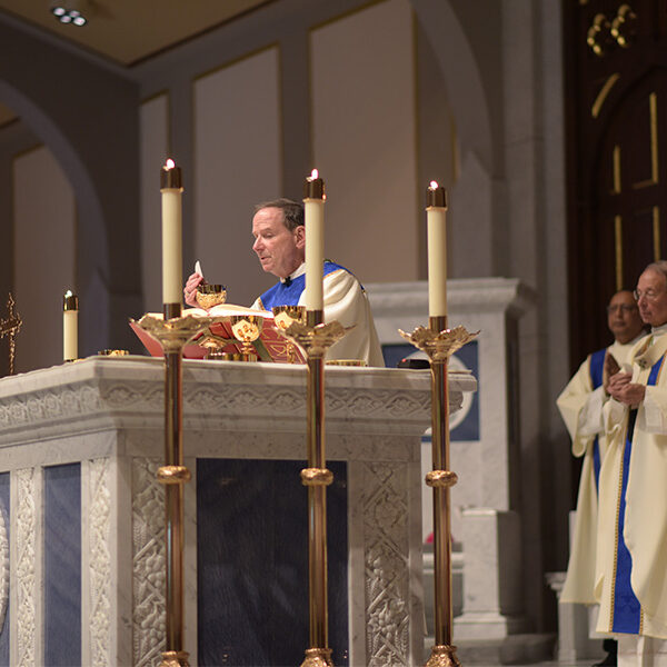 Baltimore bishops participate in blessing of new altar as Arlington diocese celebrates 50th anniversary