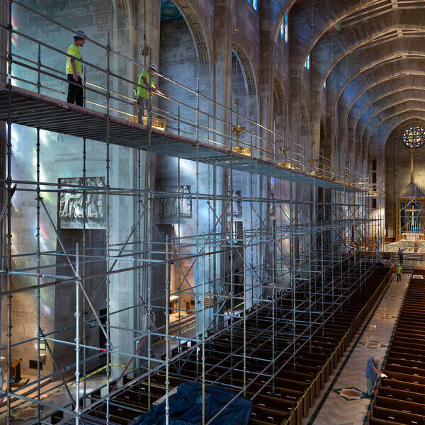 Cathedral of Mary Our Queen undergoes dramatic lighting renovation