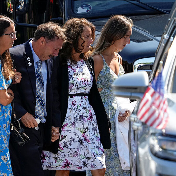 Widows of Catholic NHL star, brother testify to faith, love and new life at joint funeral