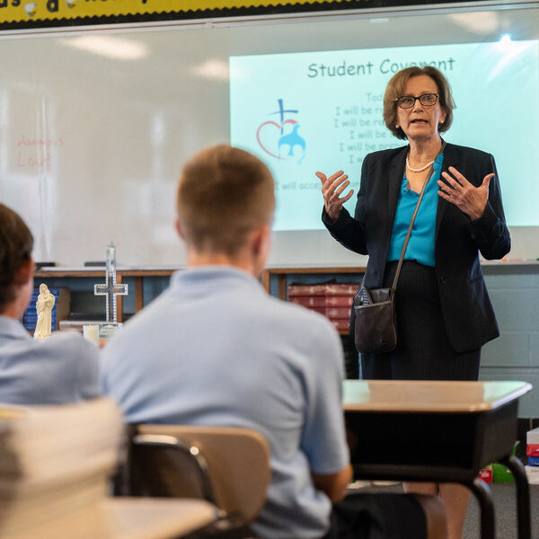 Dr. Donna Hargens, Archdiocese of Baltimore Catholic Schools superintendent, announces retirement