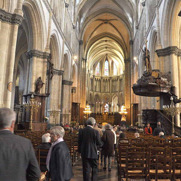 Bell tower collapses at church in northern France where first bishop of Baltimore studied