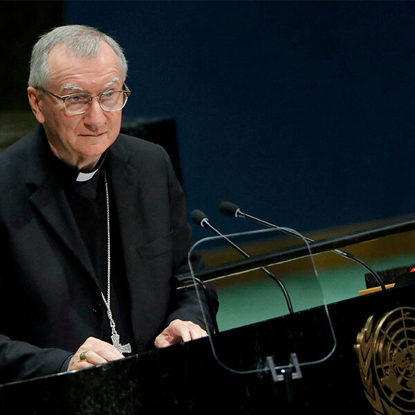 Ending poverty, arms race and regulating AI are key priorities, Cardinal Parolin tells UN