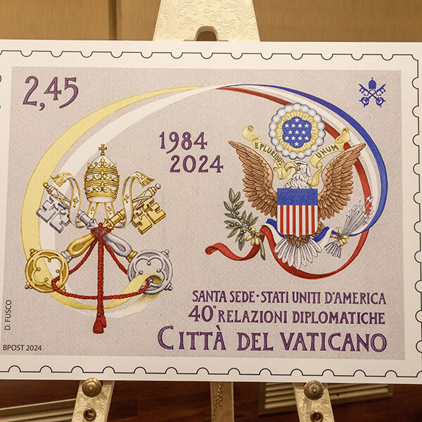 Cardinal: Stamp shows importance of diplomatic relations with US