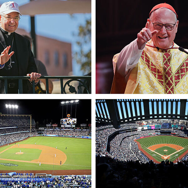 Archbishop Gomez, Cardinal Dolan make friendly World Series wager to benefit Catholic schools