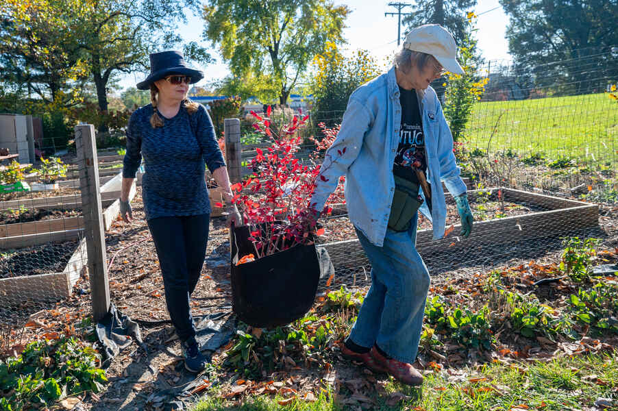 Volunteers relocate Giving Garden from St. Pius X to Immaculate Heart of Mary