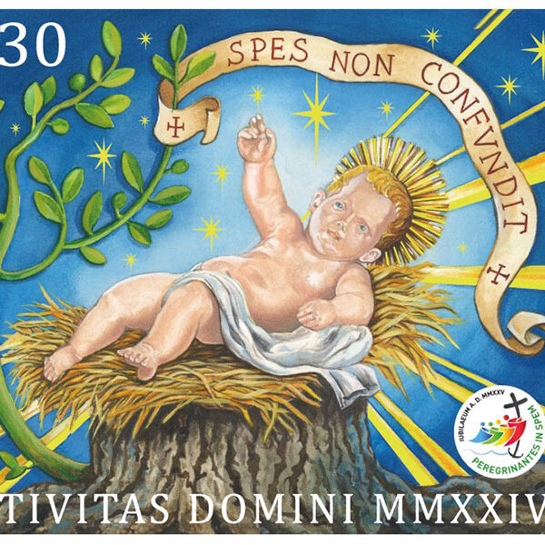 Vatican Christmas stamps celebrate Holy Year opening