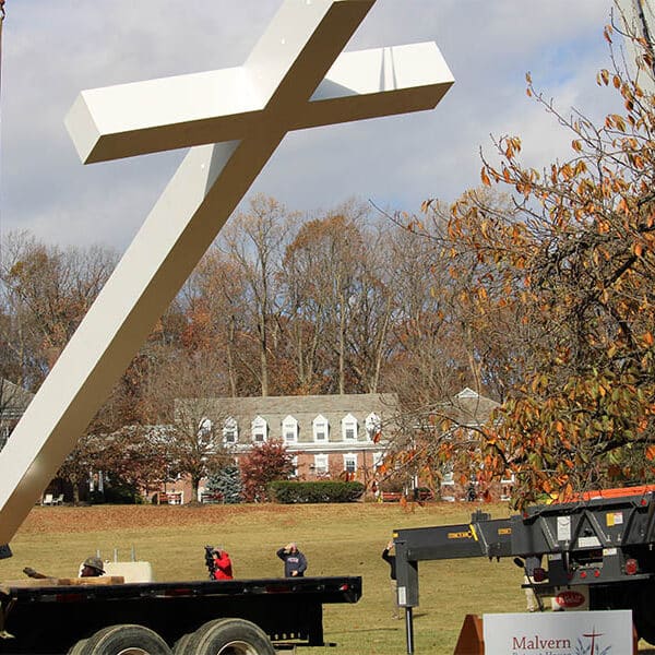 Enormous cross at center of ’79 papal Mass in Philadelphia has new home at retreat house