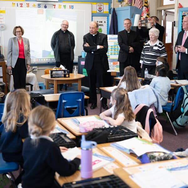 Faith, fun resound as Archbishop Lori, school leaders open Catholic Schools Week in Archdiocese of Baltimore