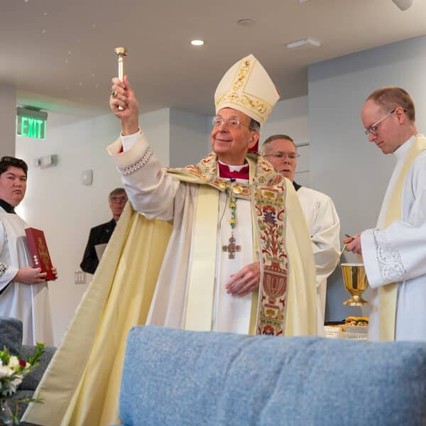 Archbishop Lori dedicates McGivney House of Formation