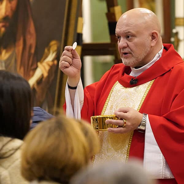 Exorcist pleads not guilty to battery charge over alleged incident during relics tour