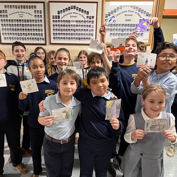 IHM students herald long-awaited postcards from space