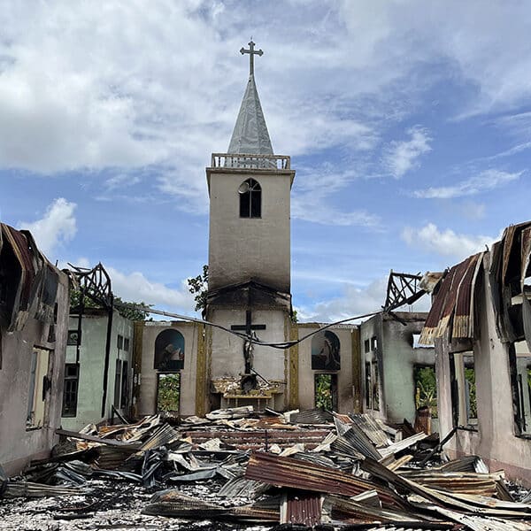 Myanmar junta allegedly torches Catholic cathedral in Kachin