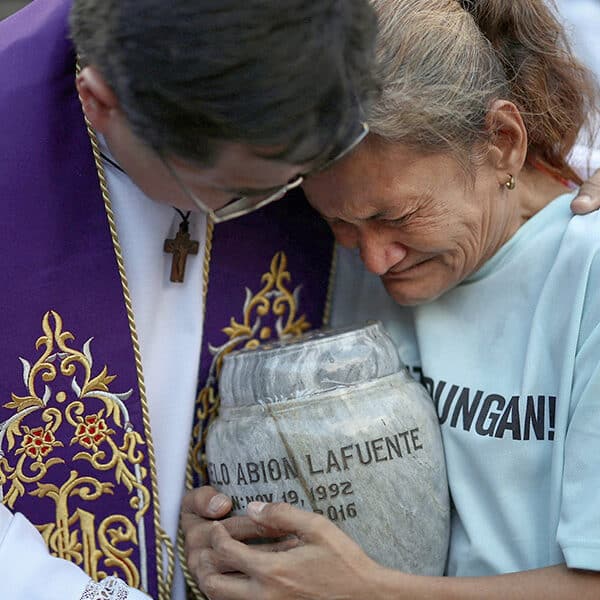Priests helping relatives of victims of Philippine ‘war on drugs’ jubilant over Duterte’s arrest