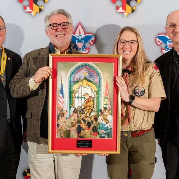 Archdiocese honored for its extensive work with scouting 