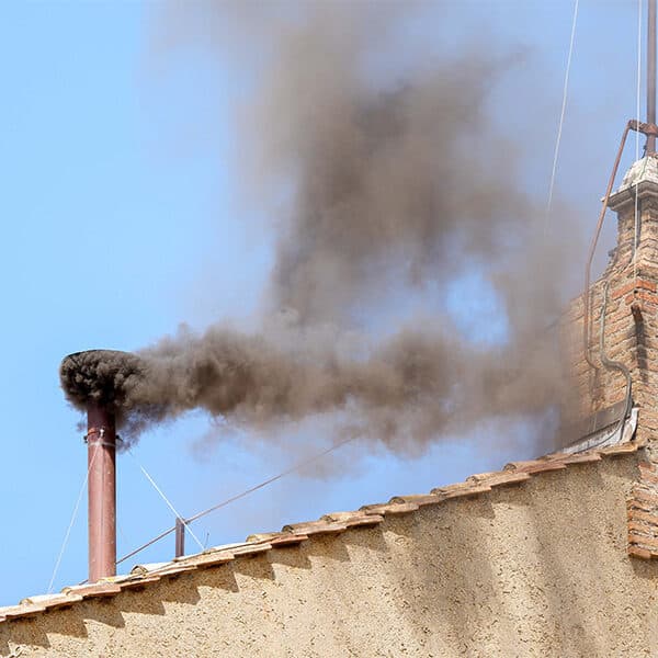 A morning of black smoke from the Sistine Chapel chimney