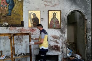 suicide bombing Damascus church