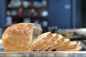 A loaf of sliced bread