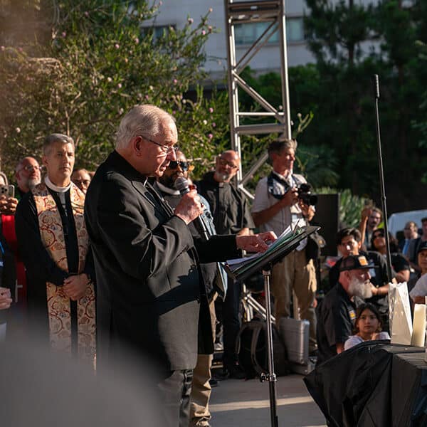 Amid unrest in LA over ICE raids, faithful urged to pray for peace in streets, city