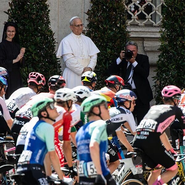 Take care of body, mind, heart, spirit, pope tells professional cyclists